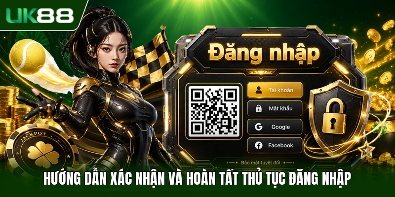 Hướng dẫn xác nhận và hoàn tất thủ tục đăng nhập