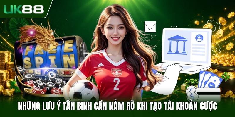 Những lưu ý tân binh cần nắm rõ khi tạo tài khoản cược
